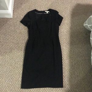 Banana republic square neck, cap sleeve dress